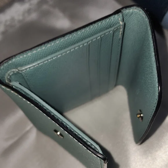 Coach Turquoise Leather Wallet - Picture 7 of 11